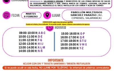 Dosis de recuerdo. Vacunación 3ª dosis. Personas nacidas en 1998. 08 de febrero de 2022