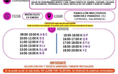 Dosis de recuerdo. Vacunación 3ª dosis. Personas nacidas de julio a diciembre de 1972 y 1973. 19 de enero de 2022