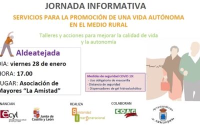 Jornada informativa: Servicios para la promoción de una vida autónoma en el medio rural, 28 de enero