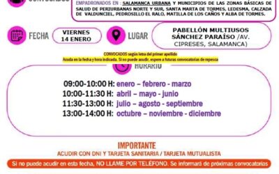 Dosis de recuerdo. Vacunación 3ª dosis. Repesca personas nacidas hasta el año 1966. 14 de enero de 2022