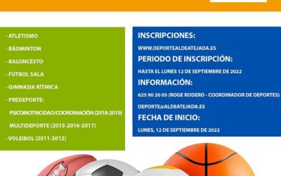 Escuela Deportiva Municipal de Aldeatejada. Curso 2022-2023