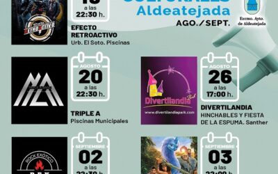 Actividades Culturales Adeatejada: agosto – septiembre 2022