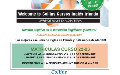 Matrícula Cursos Inglés Collins en Aldeatejada