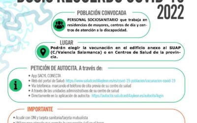 Autocita personal Sociosanitario Salamanca capital y provincia – Octubre 2022