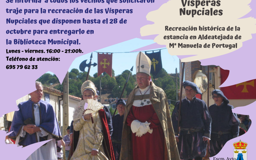 Devolución Trajes Vísperas 22