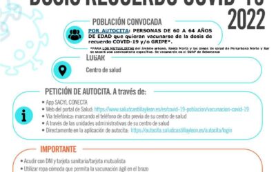 Salamanca y provincia. Población 60-64 años. Autocita Covid – Gripe. Octubre 2022