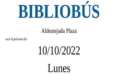 Bibliobús, 10 de octubre de 2022