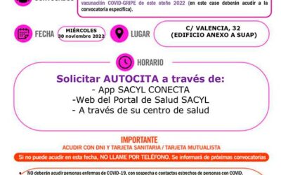 Dosis de recuerdo COVID personas nacidas hasta el año 2004