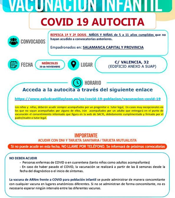 Repesca Vacunación Infantil