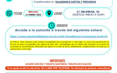 Repesca Vacunación Infantil COVID Autocita