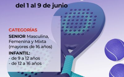 Torneo de Pádel de Aldeatejada del 1 al 9 de junio