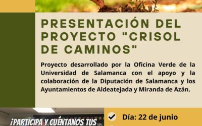 Presentación del proyecto «Crisol de Caminos»