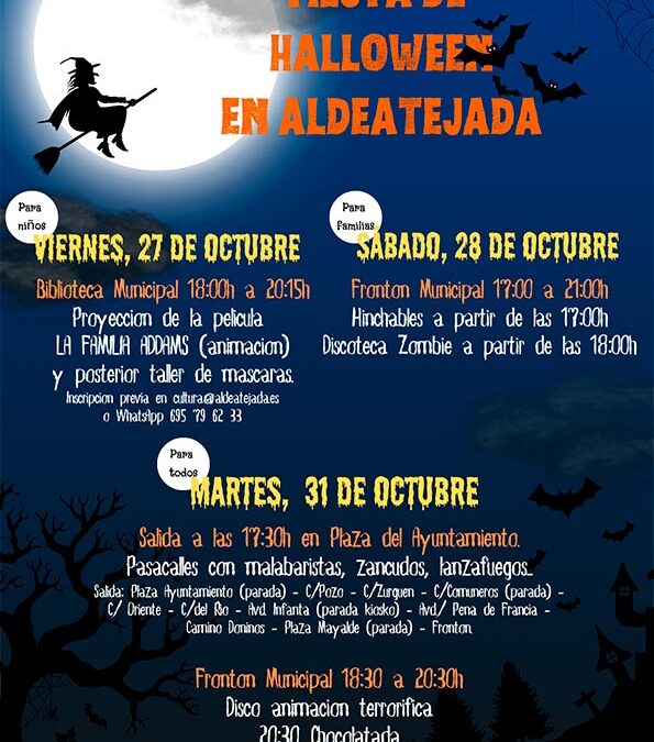 Fiesta de Halloween en Aldeatejada