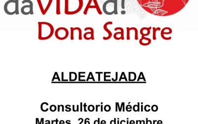 ¡Feliz daVIDAd! Dona sangre