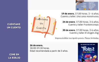 Agenda cultural enero