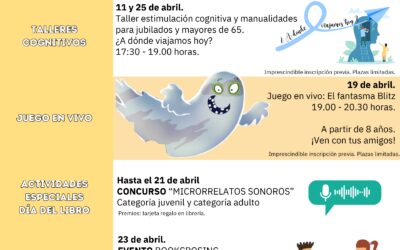 Agenda cultural Abril 2024