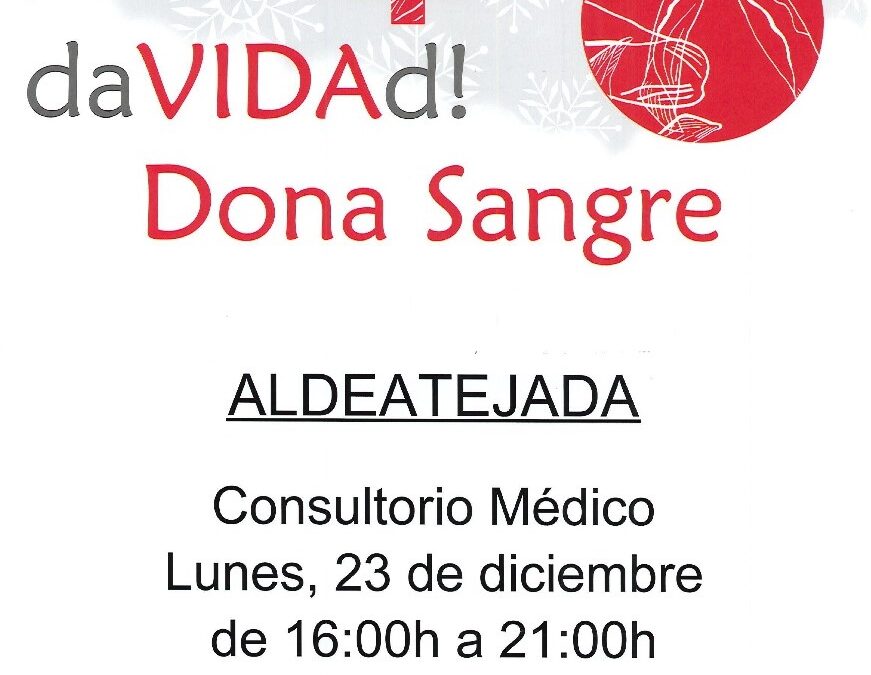 Campaña navideña de donación de sangre