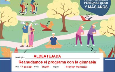 REANUDAMOS EL PROGRAMA CON LA GIMNASIA DEPENDE DE TI
