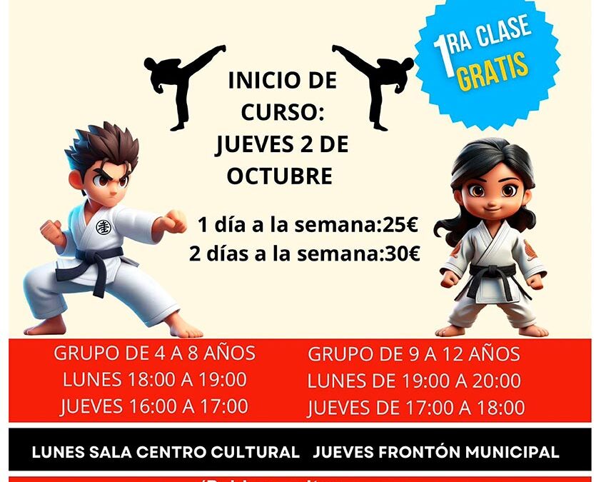 Kárate curso 2025-2026