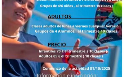 Pádel Curso 2025-2026