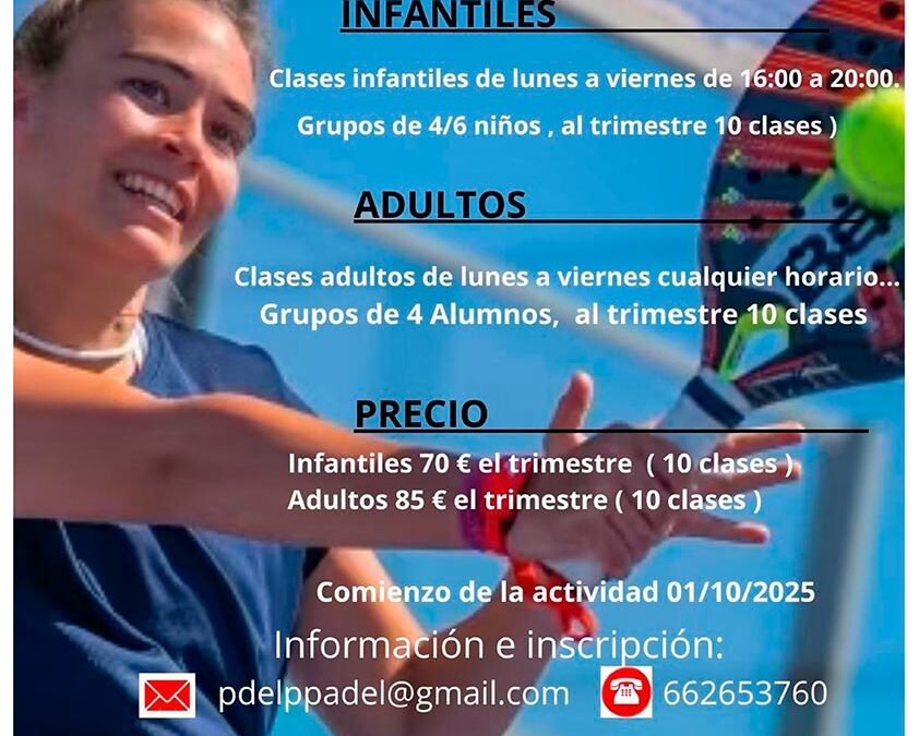 Pádel Curso 2025-2026